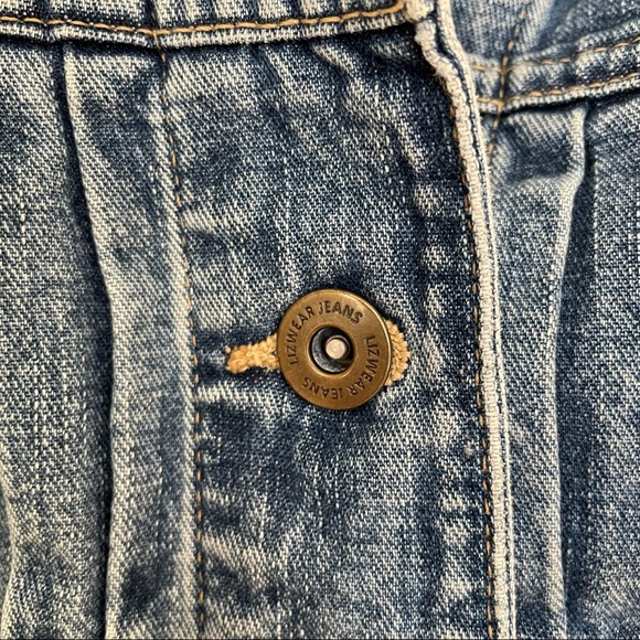 Liz Claiborne vintage Jean Jacket Size large - Picture 6 of 7